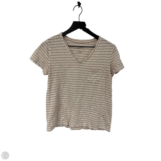 Top Short Sleeve Basic By Universal Thread In Striped Pattern, Size: M