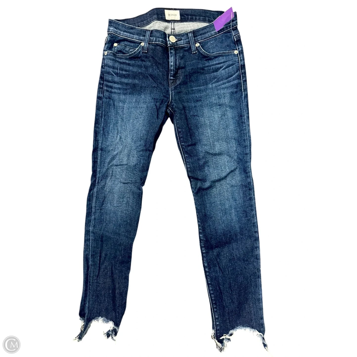Jeans Skinny By Hudson In Blue Denim, Size: 2