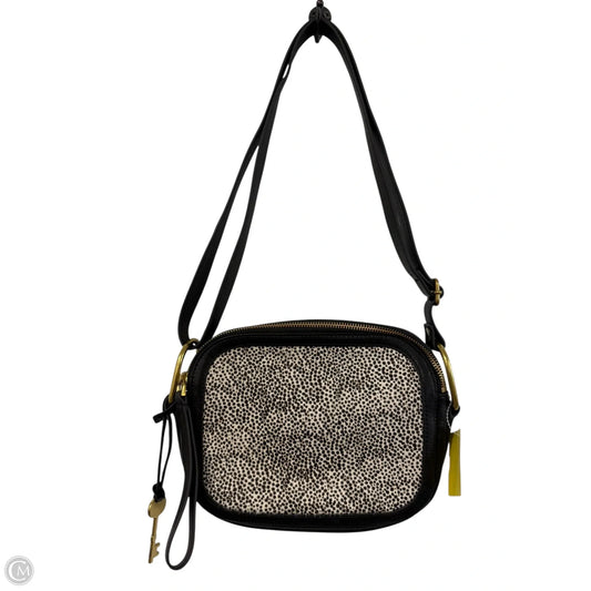 Crossbody Leather By Fossil, Size: Small