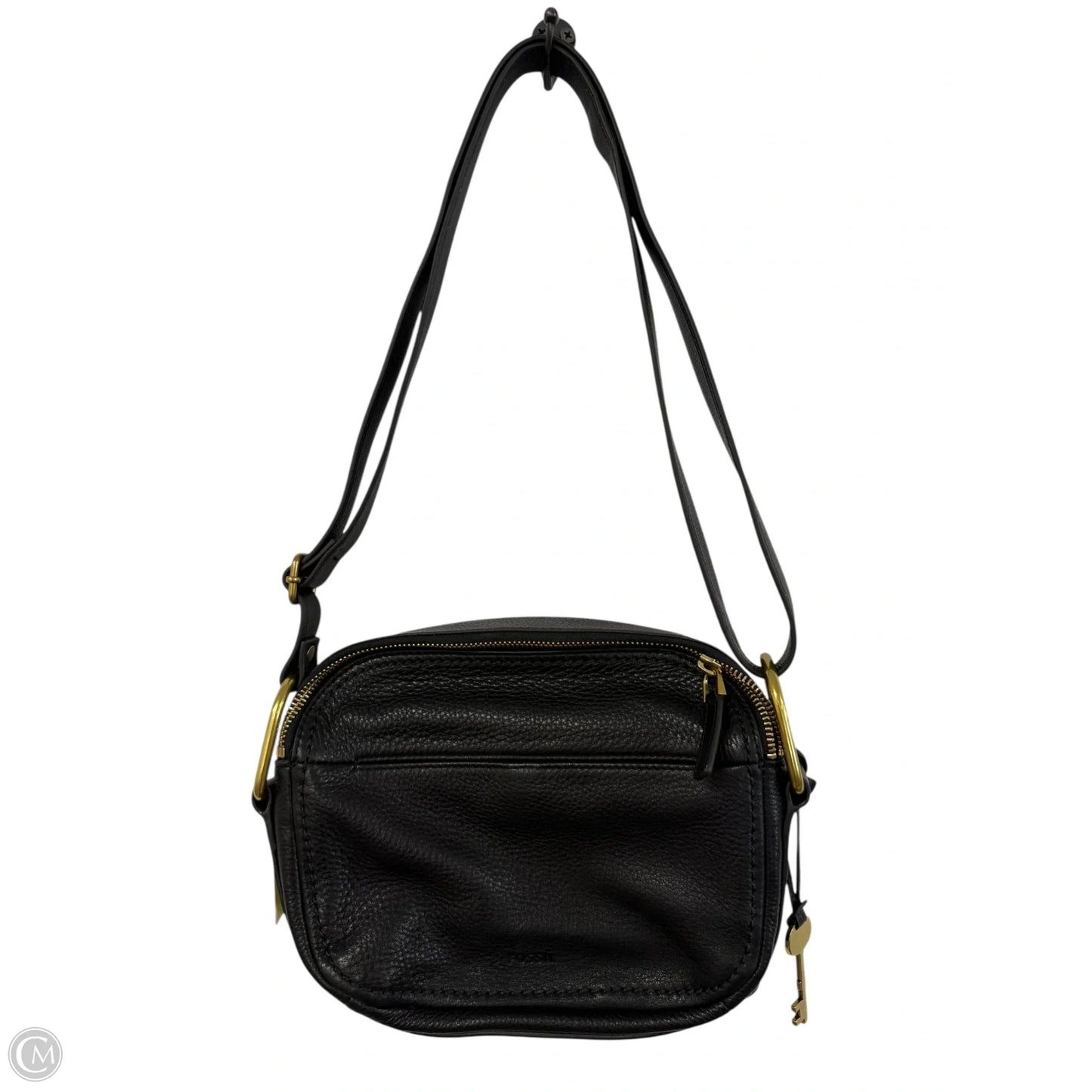 Crossbody Leather By Fossil, Size: Small