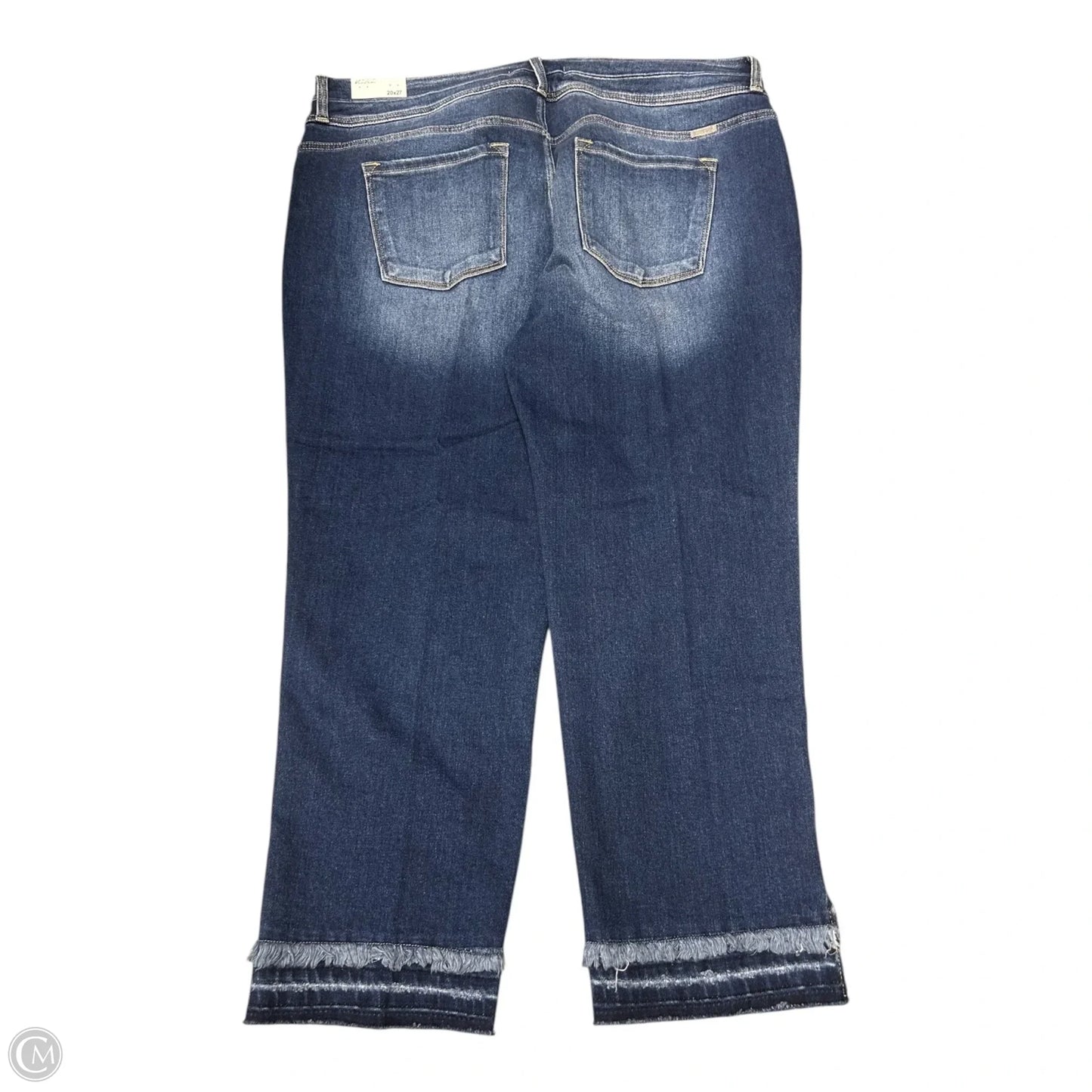Jeans Straight By Kancan In Blue Denim, Size: 20