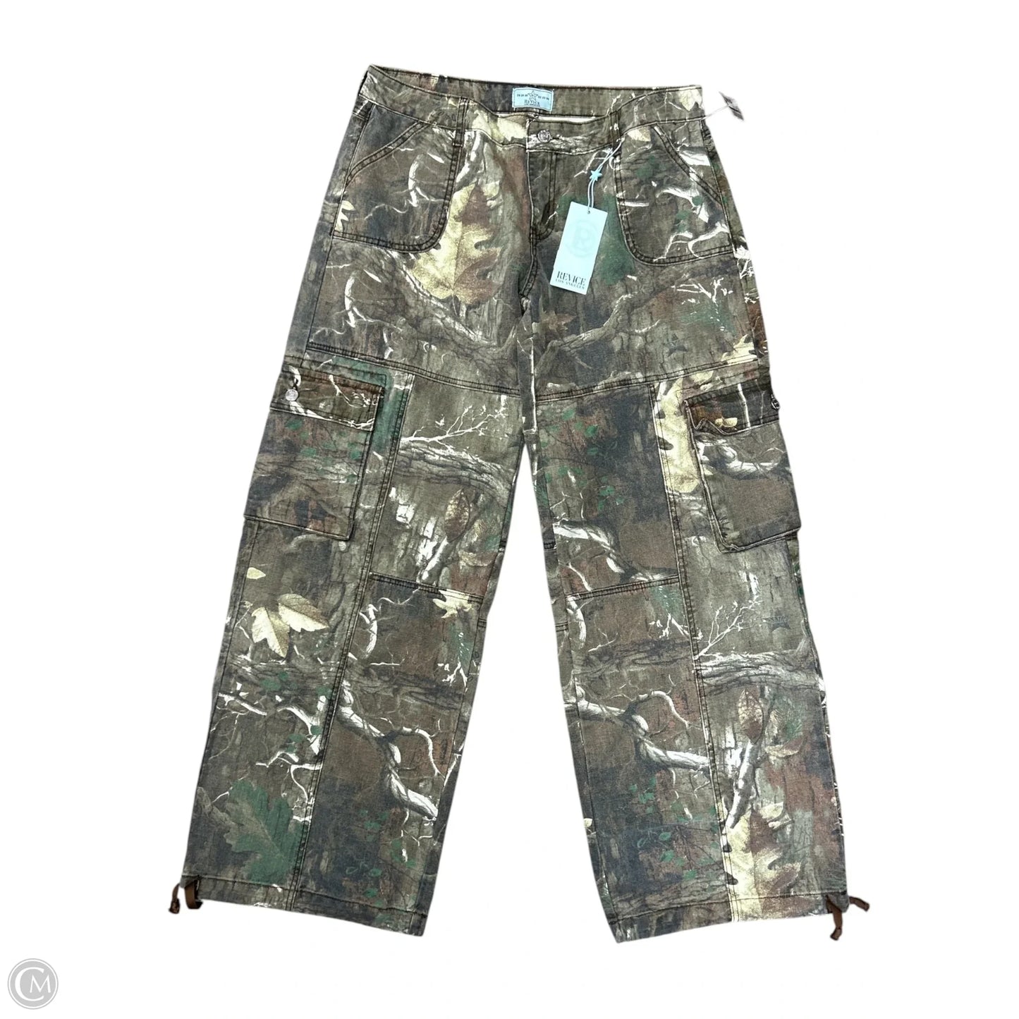 Jeans Wide Leg By Cmc In Camouflage Print, Size: 12