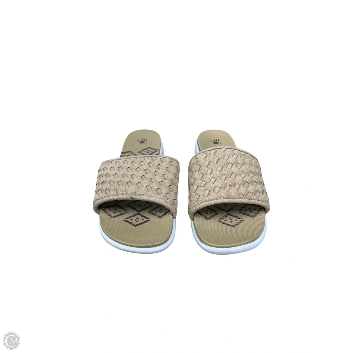 Sandals Flats By Bearpaw In Brown, Size: 9