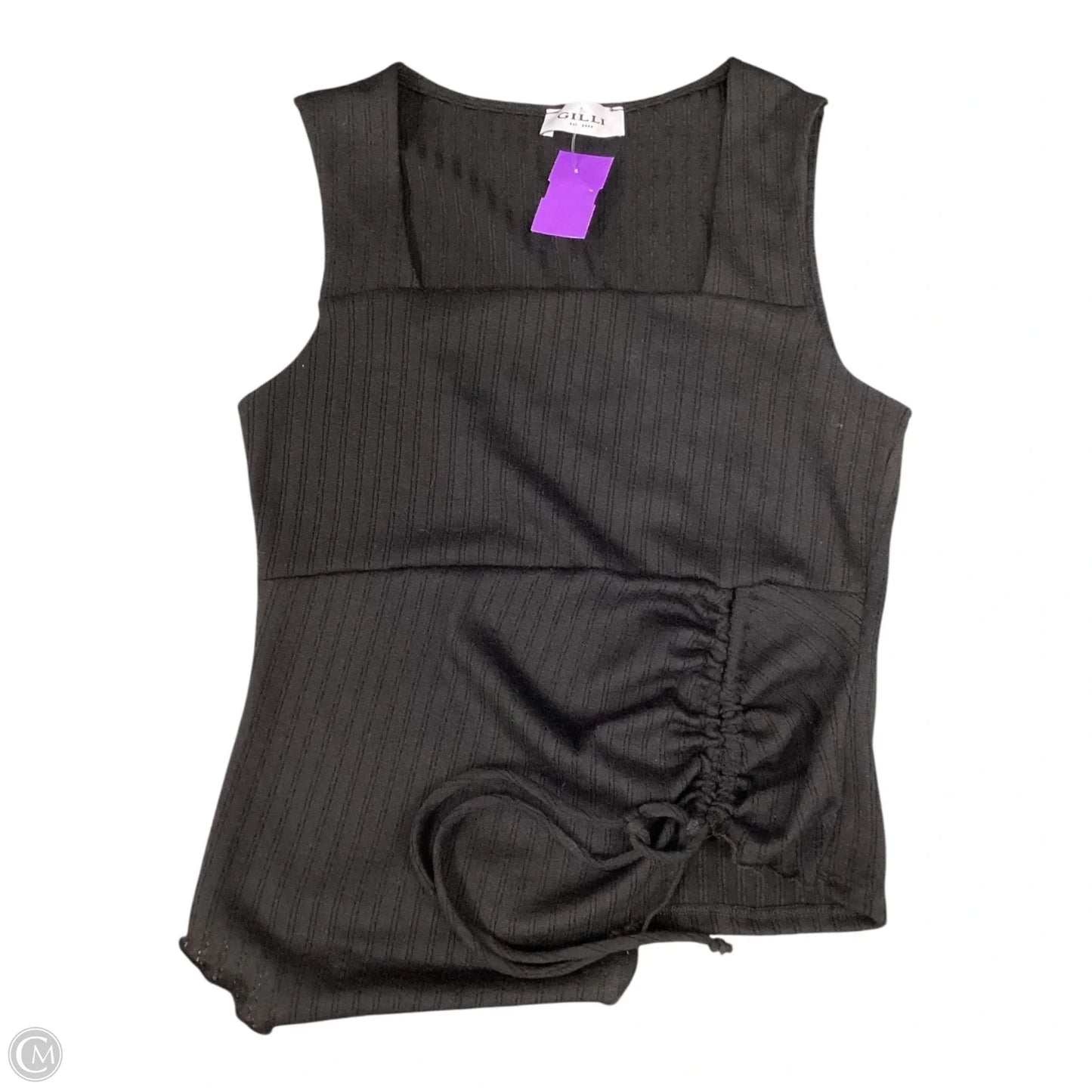 Top Sleeveless By Gilli In Black, Size: S