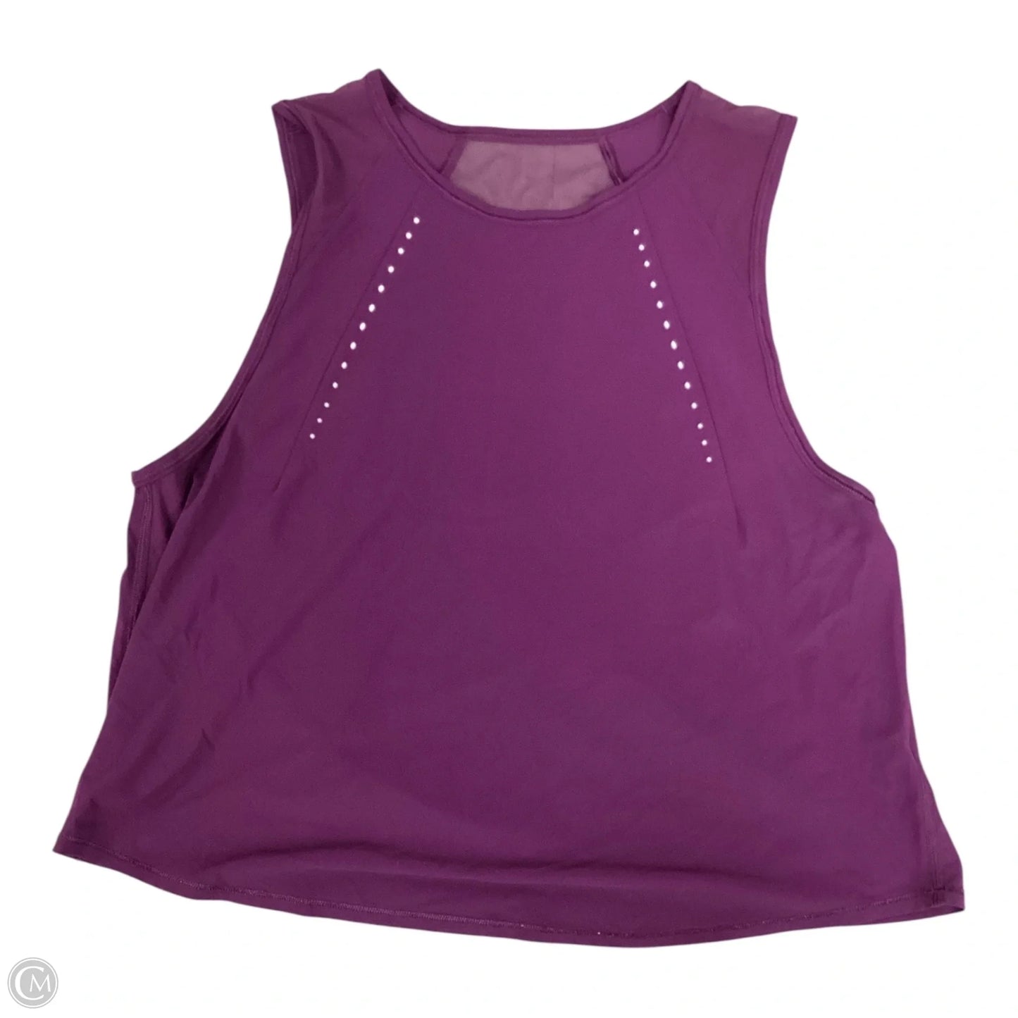 Athletic Tank Top By Lululemon In Purple, Size: 6
