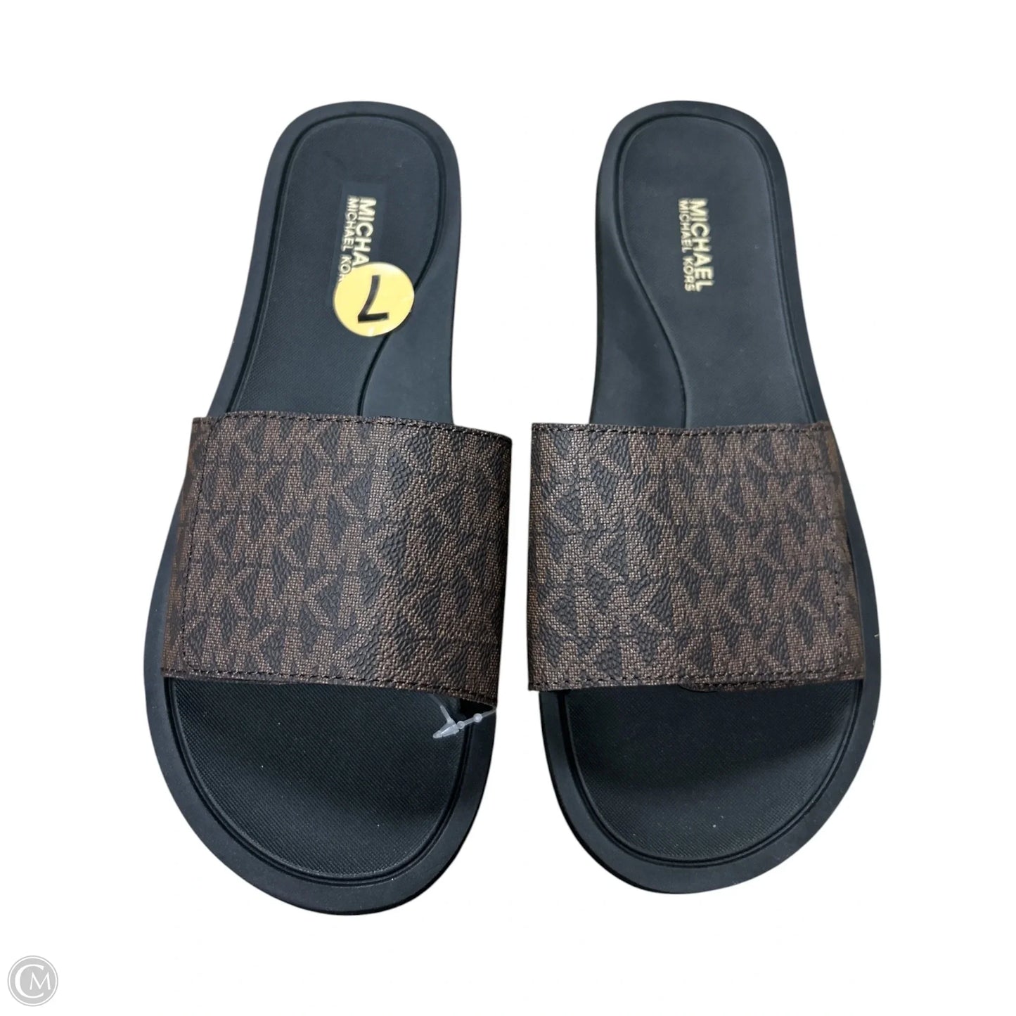 Sandals Flats By Michael By Michael Kors In Brown, Size: 7