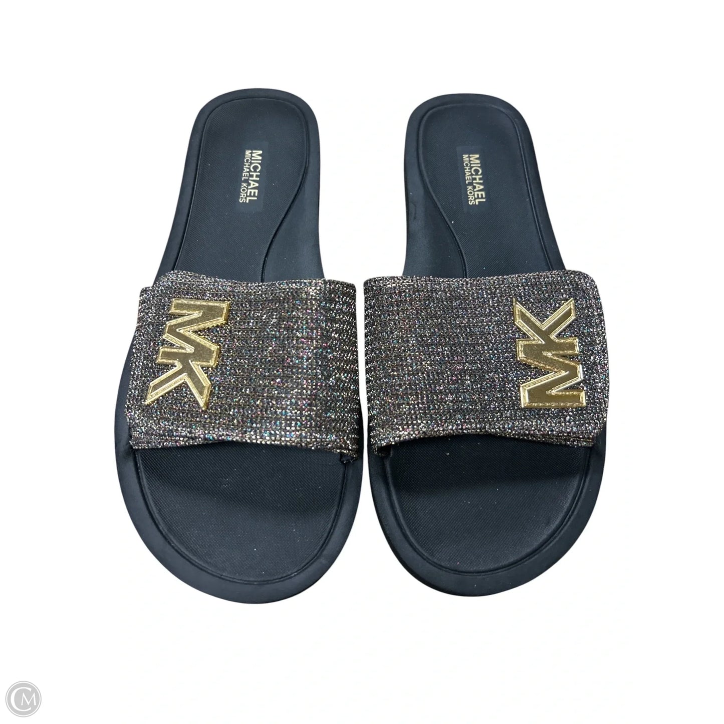 Sandals Flats By Michael By Michael Kors In Gold, Size: 8