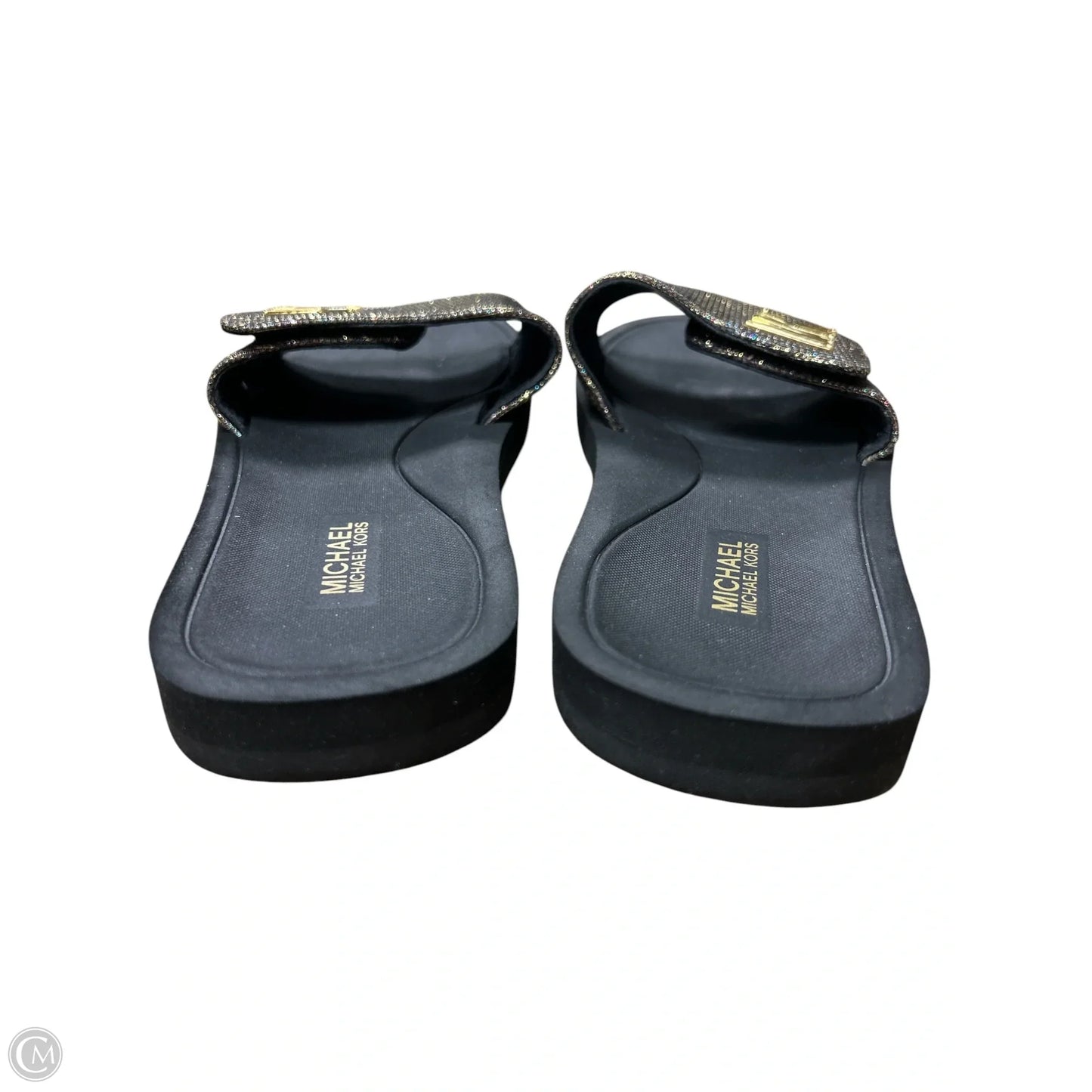 Sandals Flats By Michael By Michael Kors In Gold, Size: 8