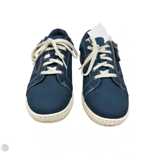 Shoes Sneakers By Clarks In Navy, Size: 7