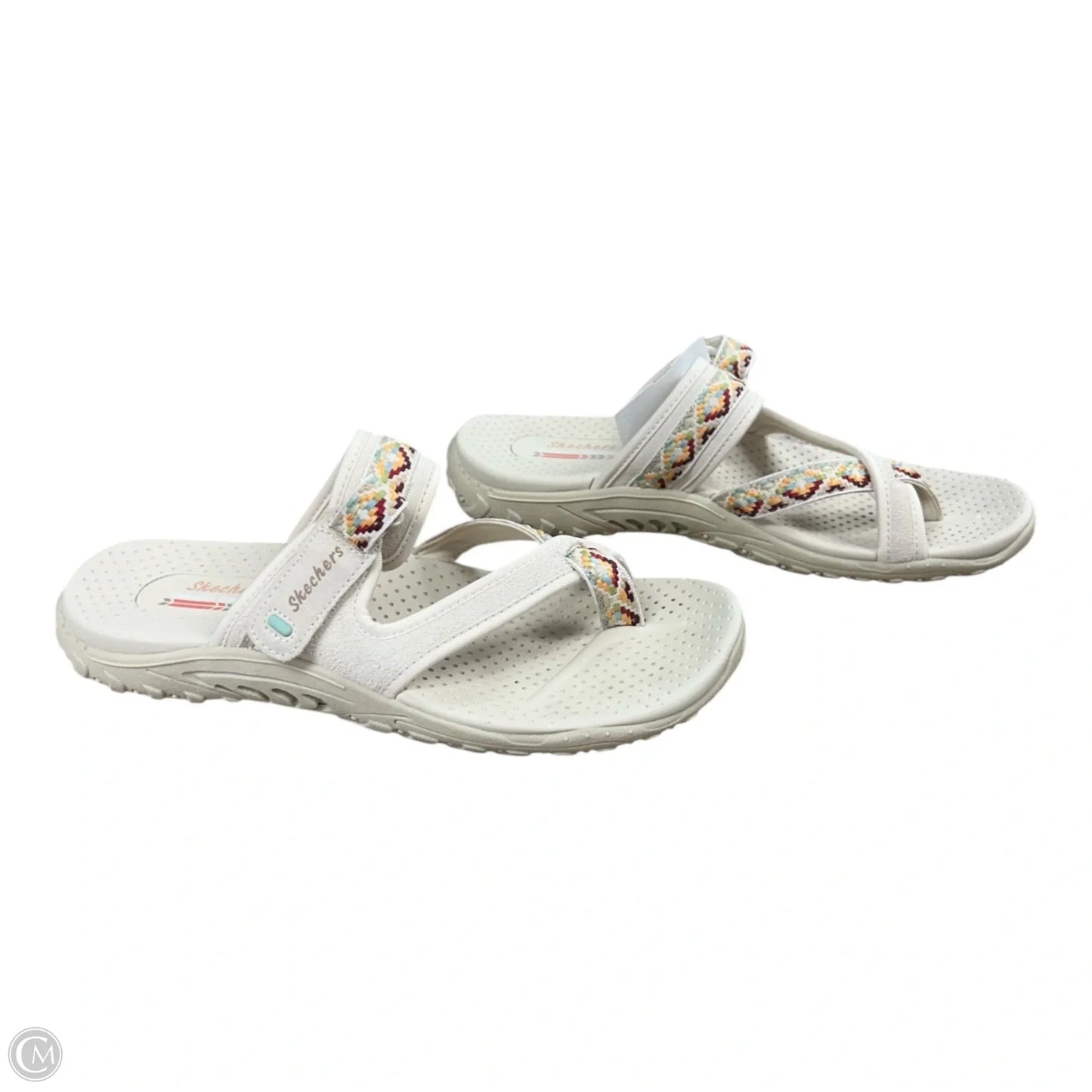 Sandals Flats By Skechers In Tan, Size: 9