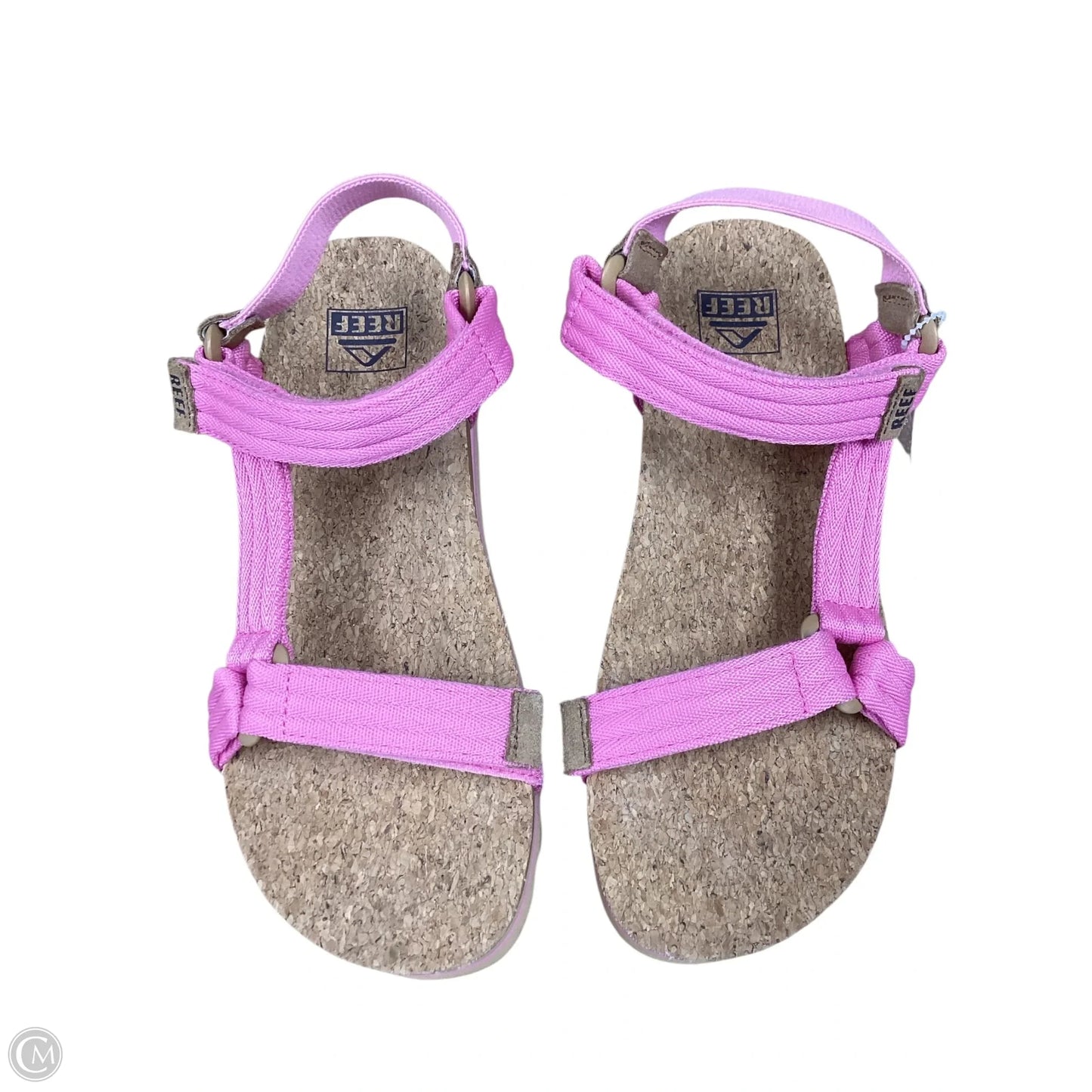 Sandals Heels Platform By Reef In Pink, Size: 7.5