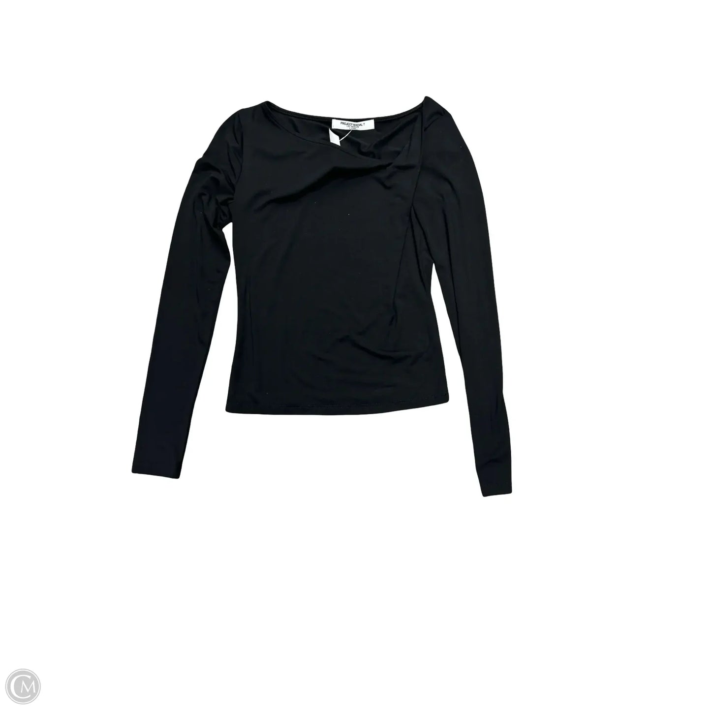 Top Long Sleeve By Project Social Tee In Black, Size: Xs