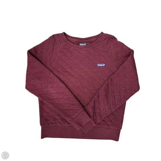Sweatshirt Crewneck By Patagonia In Red, Size: S