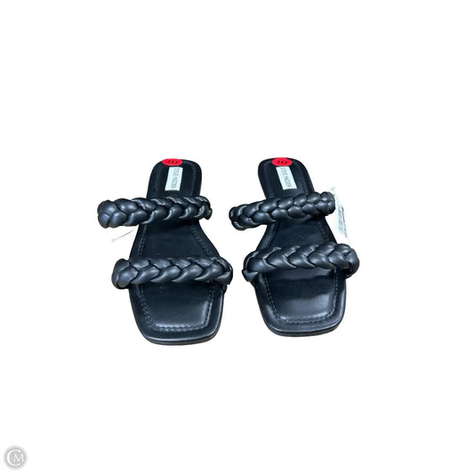 Sandals Flats By Steve Madden In Black, Size: 10