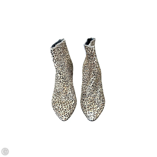 Boots Ankle Heels By Dolce Vita In Animal Print, Size: 7