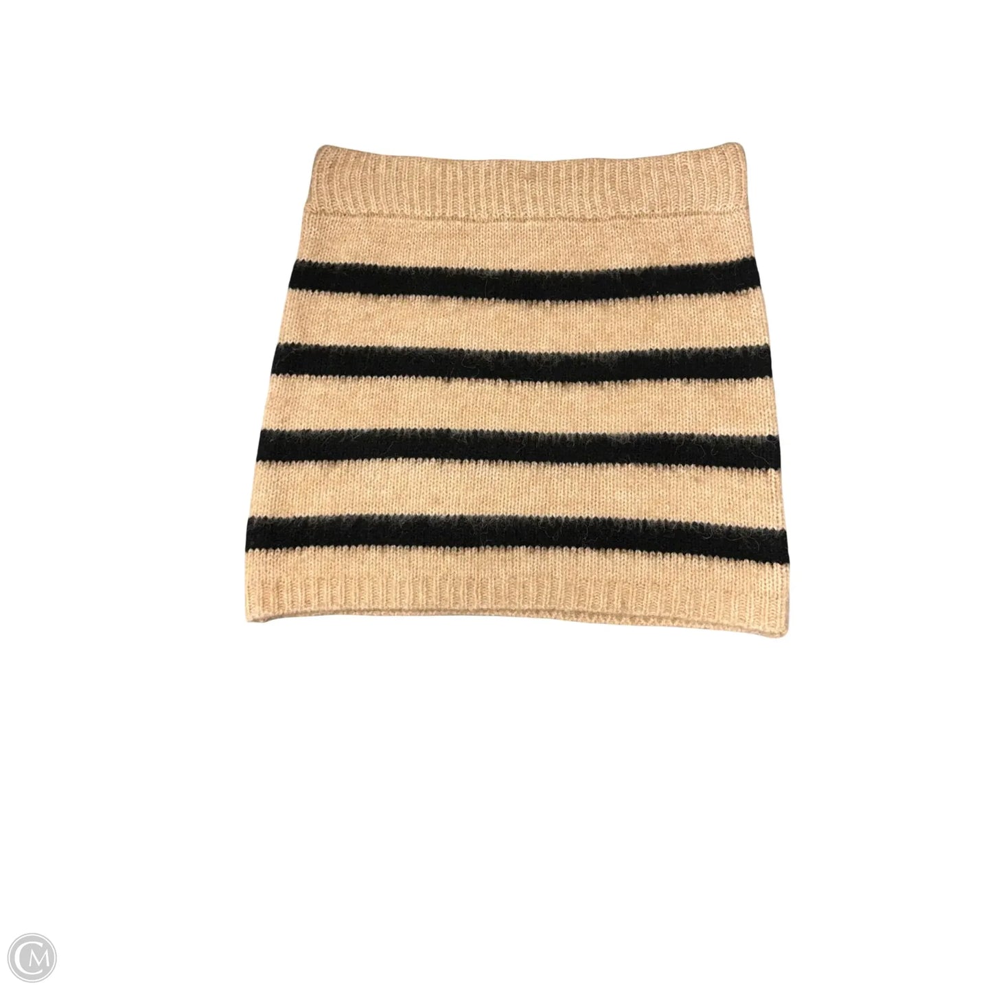 Skirt Mini & Short By By Together In Black & Tan, Size: S