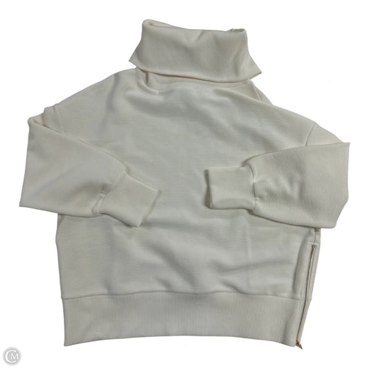 Sweatshirt Collar By Varley In Cream, Size: M