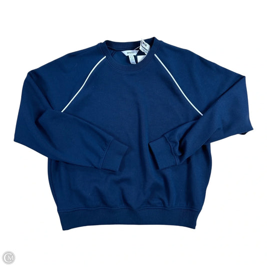 Sweatshirt Crewneck By Spanx In Blue, Size: L