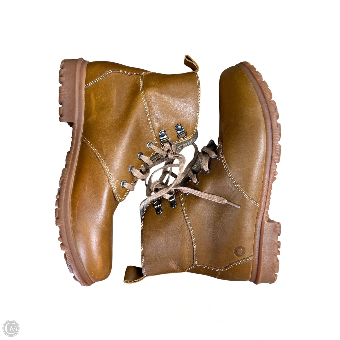 Boots Ankle Flats By Bogs In Brown, Size: 9