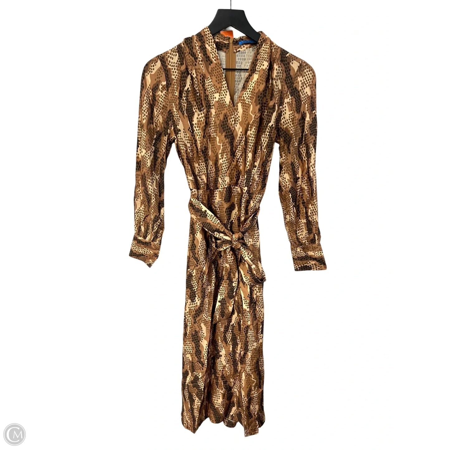 Dress Casual Maxi By Clothes Mentor In Brown, Size: 0