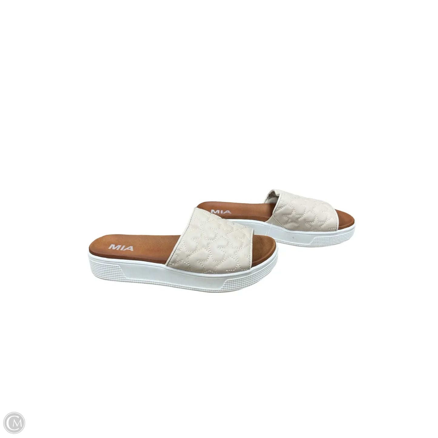 Sandals Flats By Mia In Cream, Size: 6.5