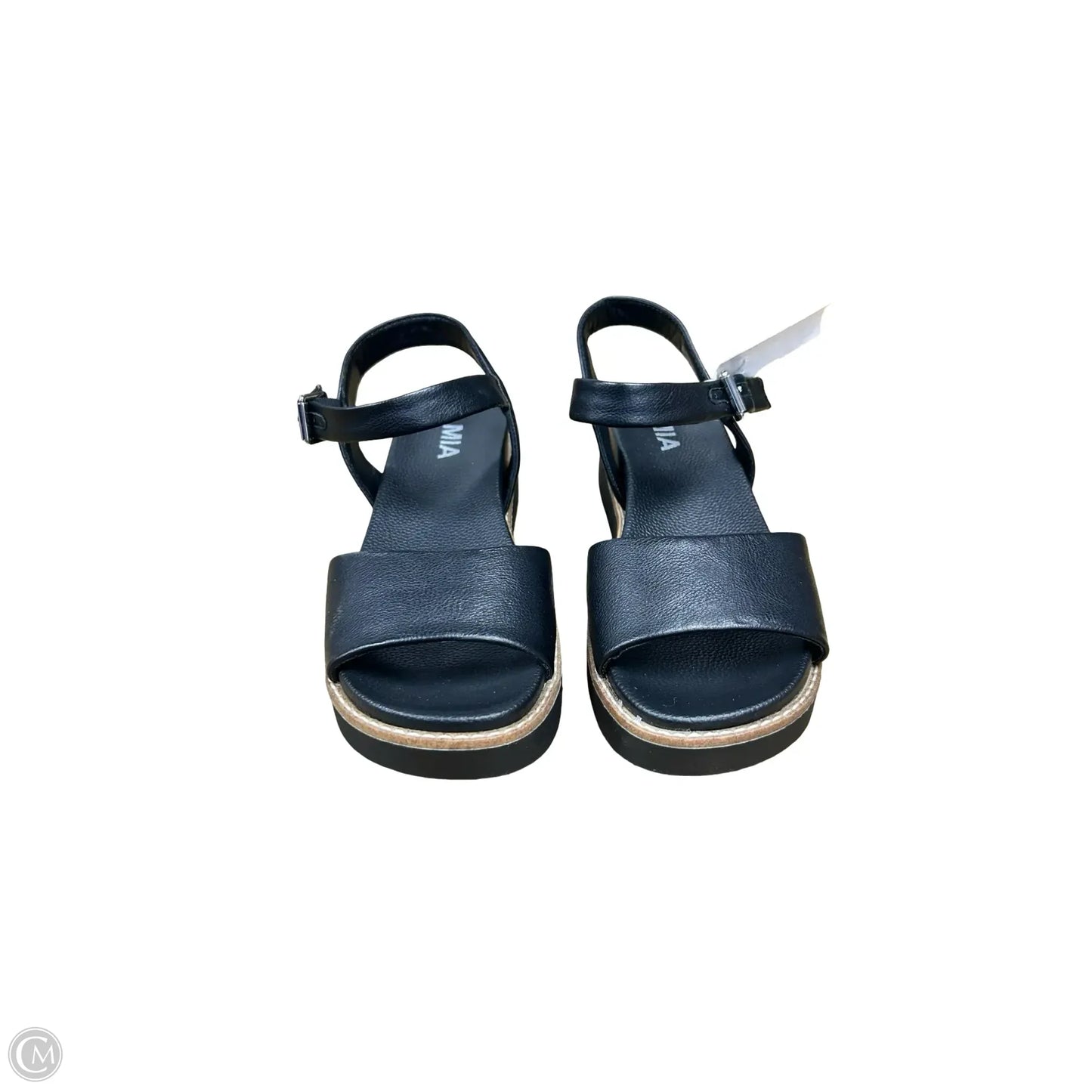 Sandals Flats By Mia In Black, Size: 6.5
