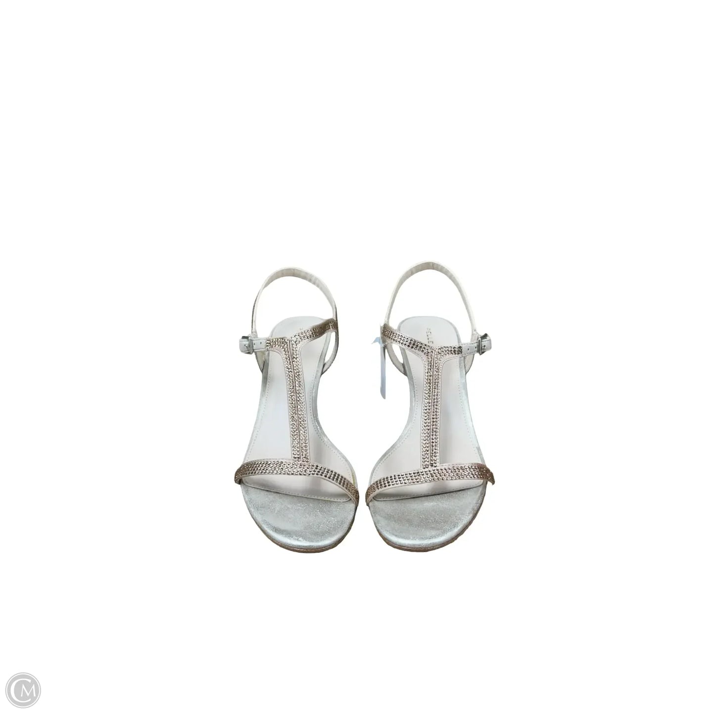 Sandals Heels Kitten By Cmb In Tan, Size: 10