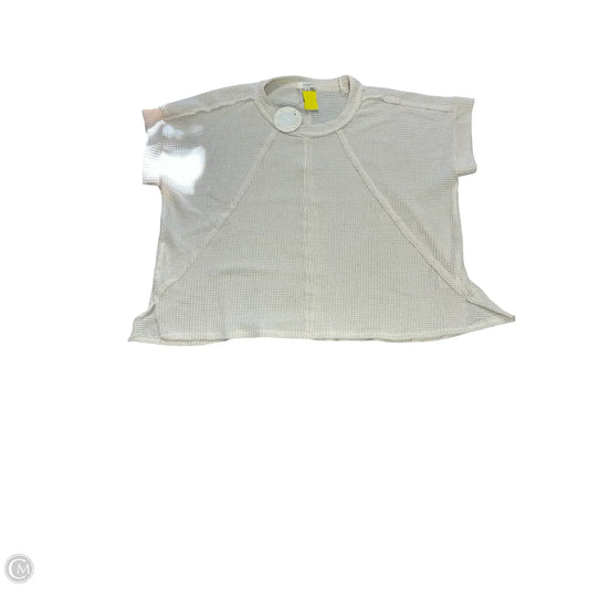 Top Short Sleeve By Umgee In Cream, Size: 2x