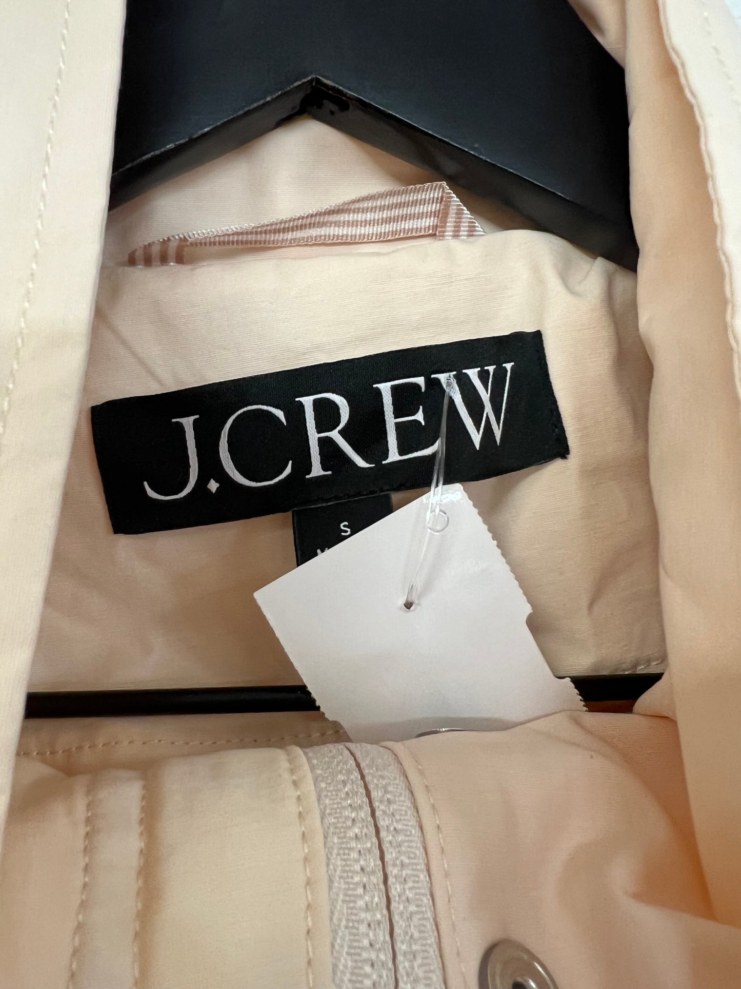 Cream Jacket Windbreaker J. Crew, Size S