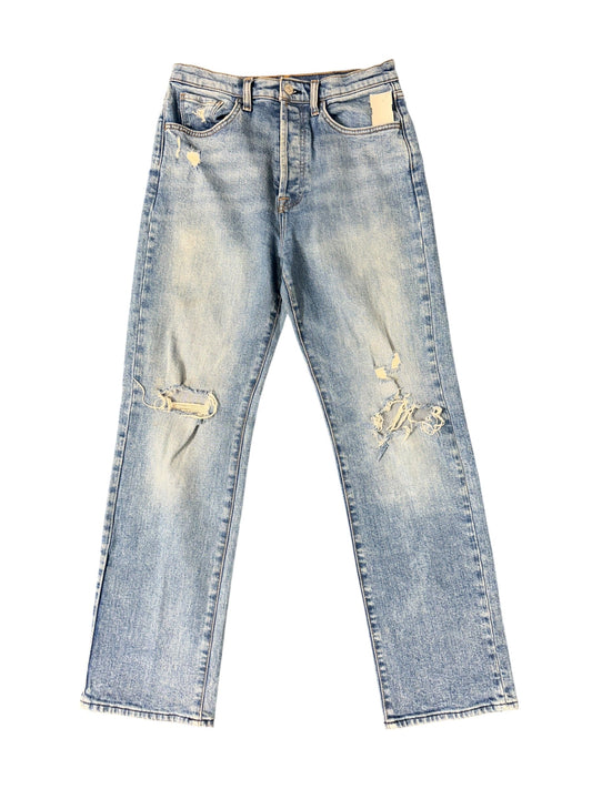 Jeans Straight By 7 For All Mankind In Blue Denim, Size: 4