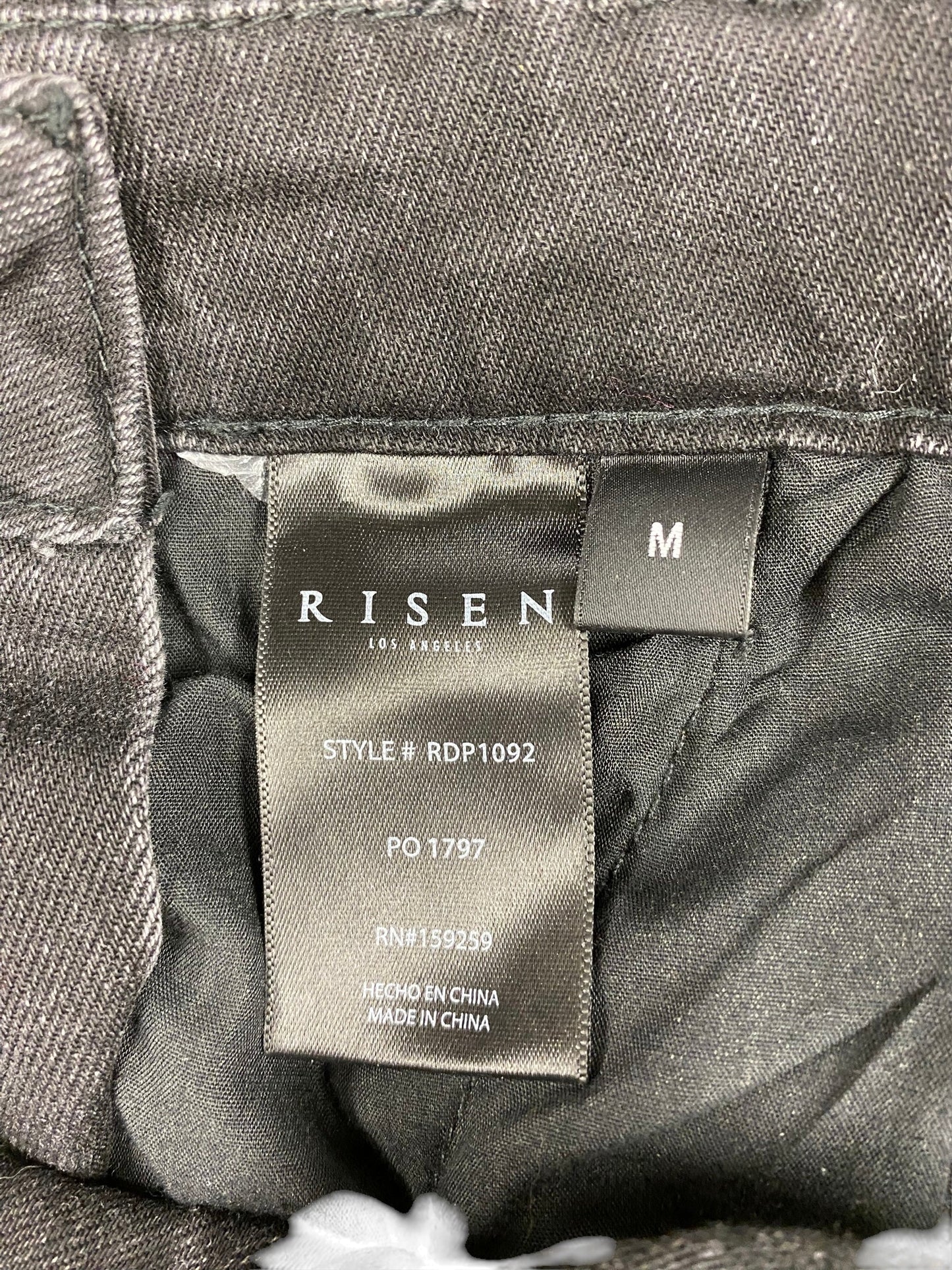 Overalls By Risen In Black Denim, Size: M