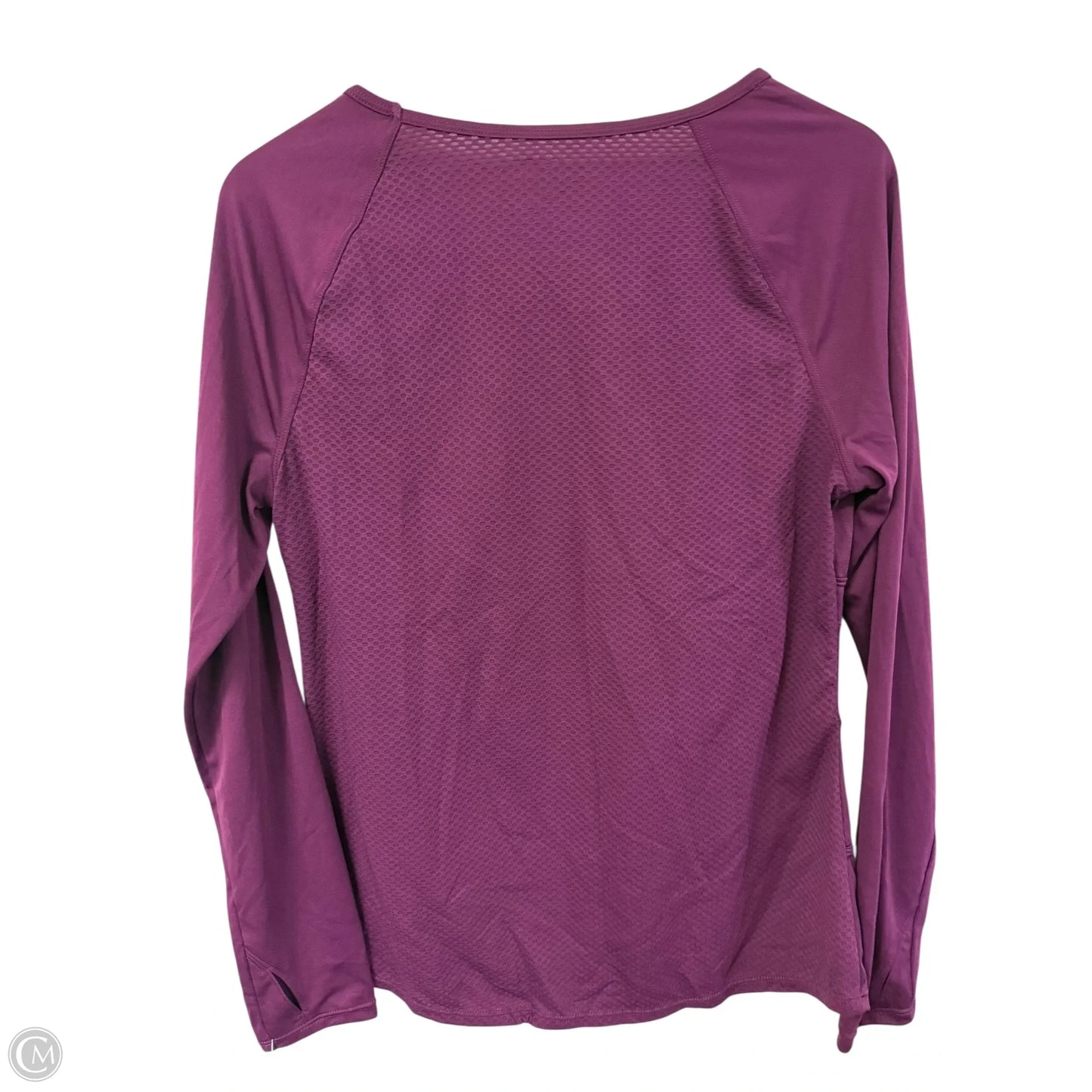 Athletic Top Long Sleeve Crewneck By Danskin Now In Purple, Size: L
