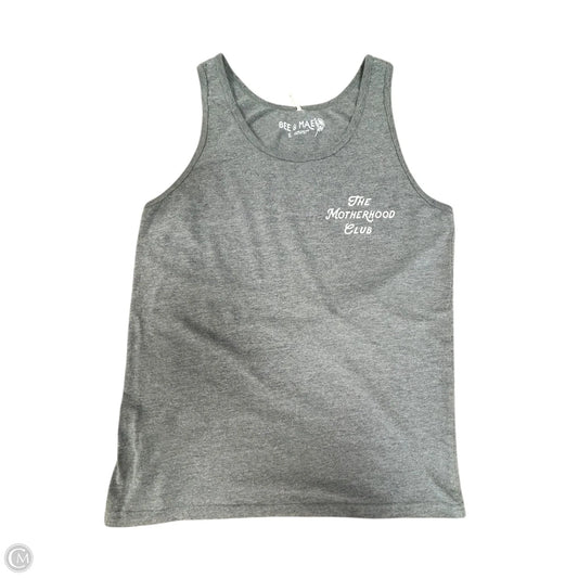 Top Sleeveless Basic By Cme In Grey, Size: S