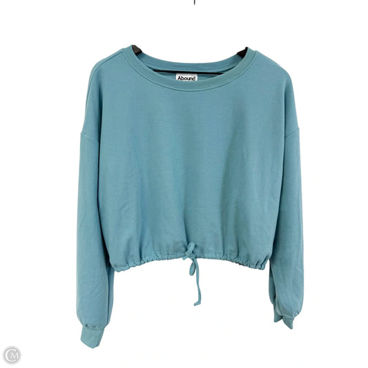 Top Long Sleeve By Abound In Aqua, Size: M