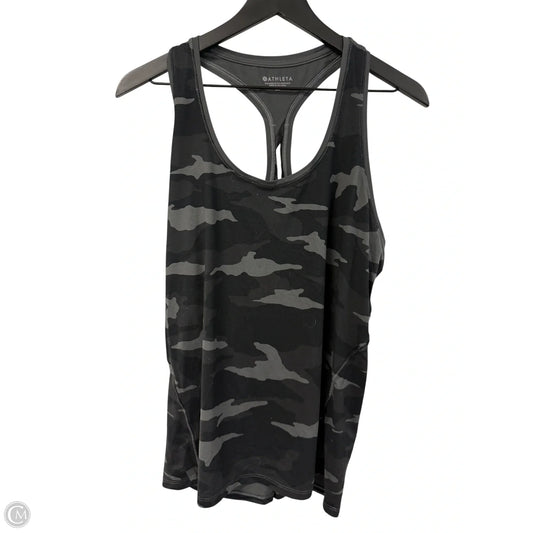 Athletic Tank Top By Athleta In Camouflage Print, Size: Xl