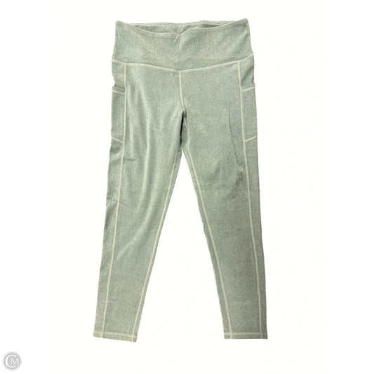 Athletic Leggings By Mono B In Green, Size: L