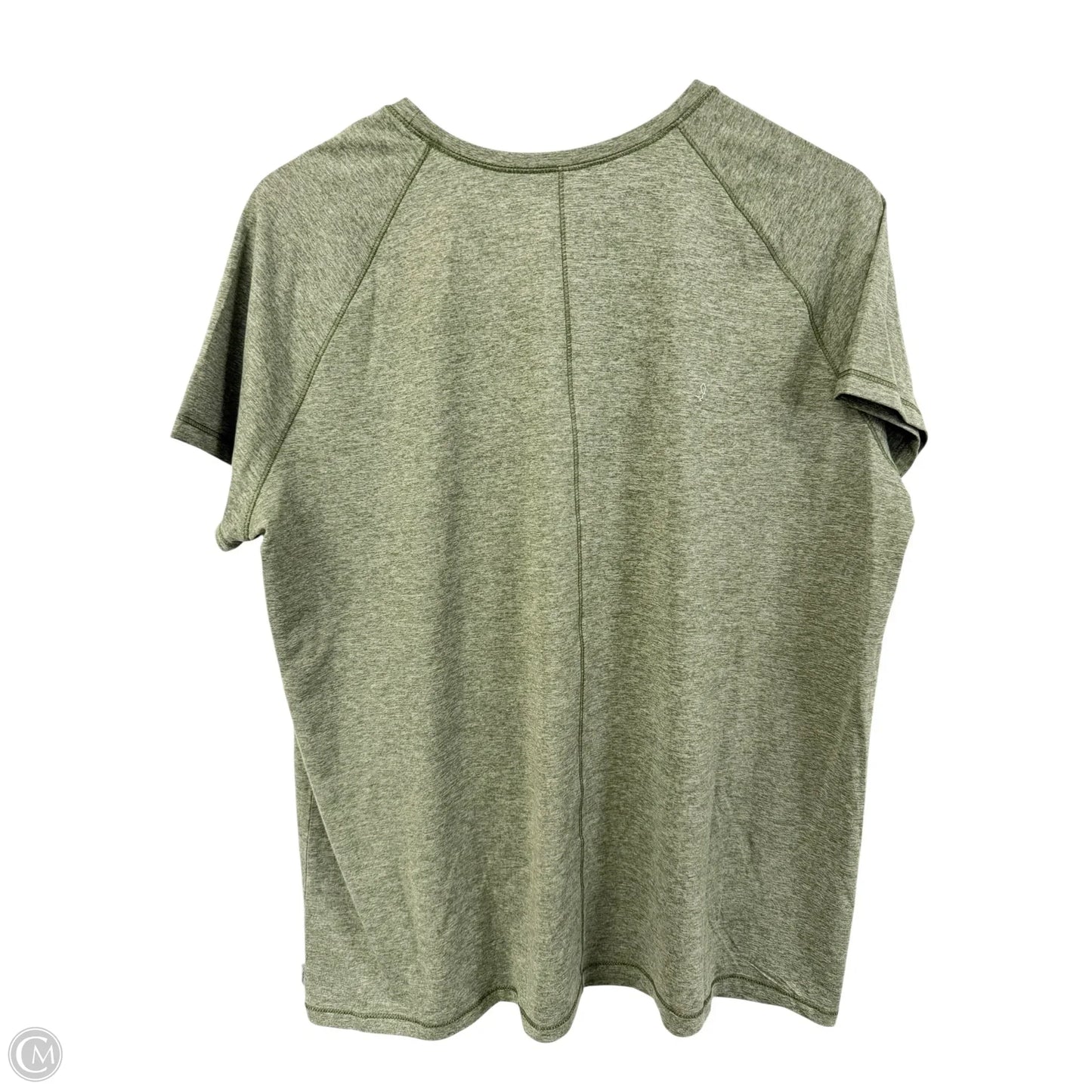 Athletic Top Short Sleeve By Eddie Bauer In Green, Size: Xl