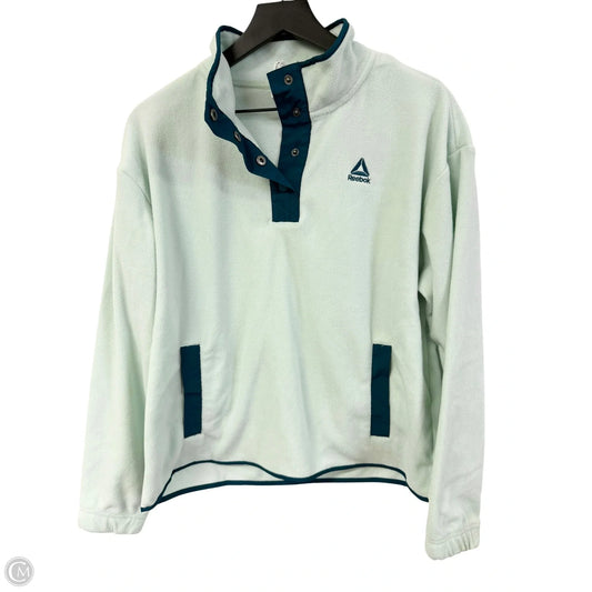 Sweatshirt Collar By Reebok In Green, Size: M