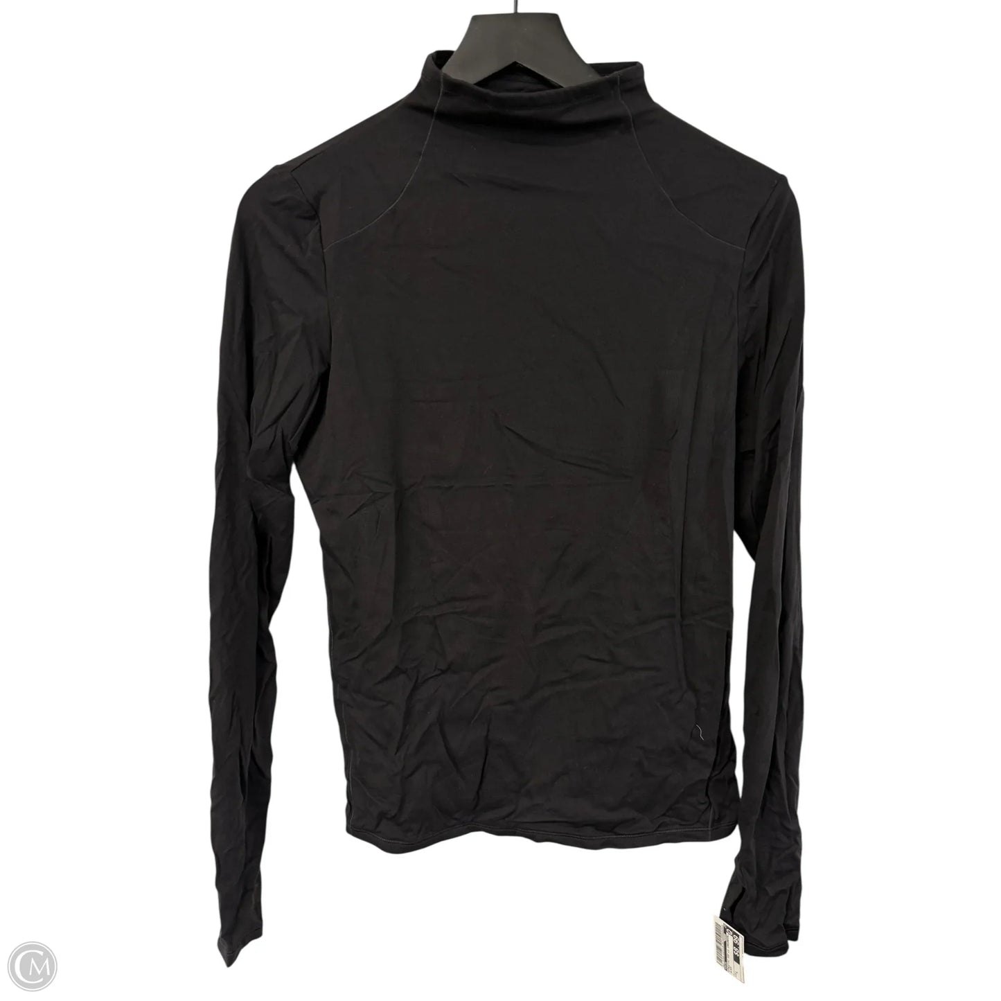 Athletic Top Long Sleeve Crewneck By Avia In Black, Size: L
