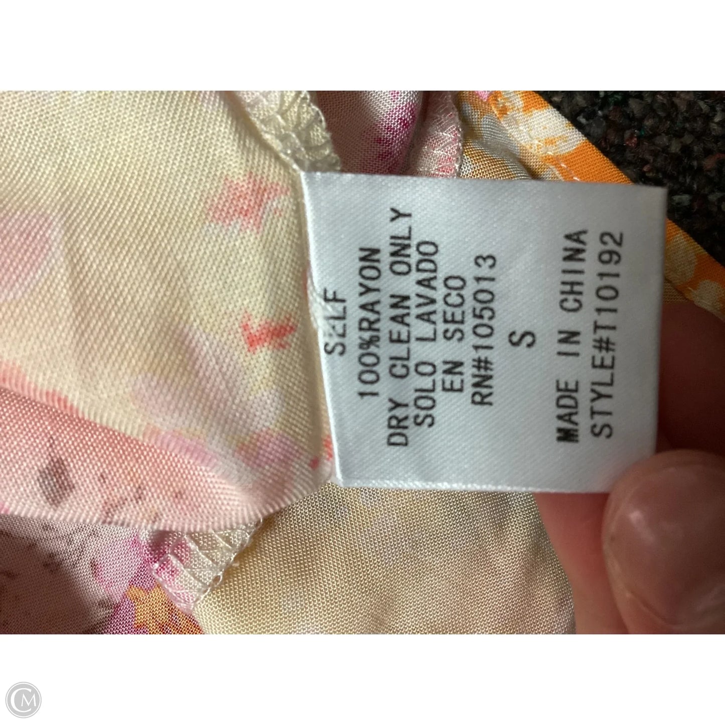 Top Short Sleeve By Andree By Unit In Multi-colored, Size: S