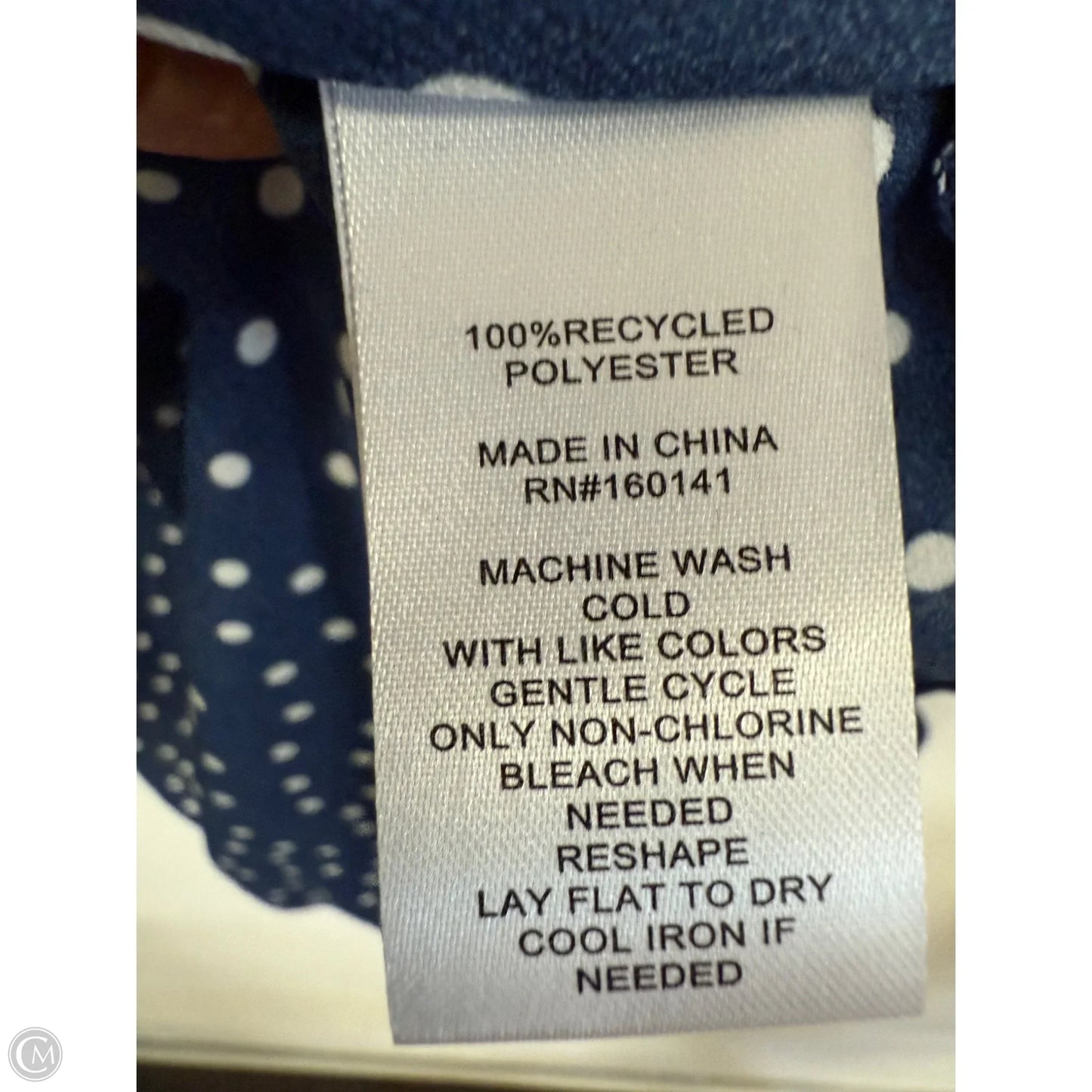 Top Long Sleeve By 89th And Madison In Blue, Size: L