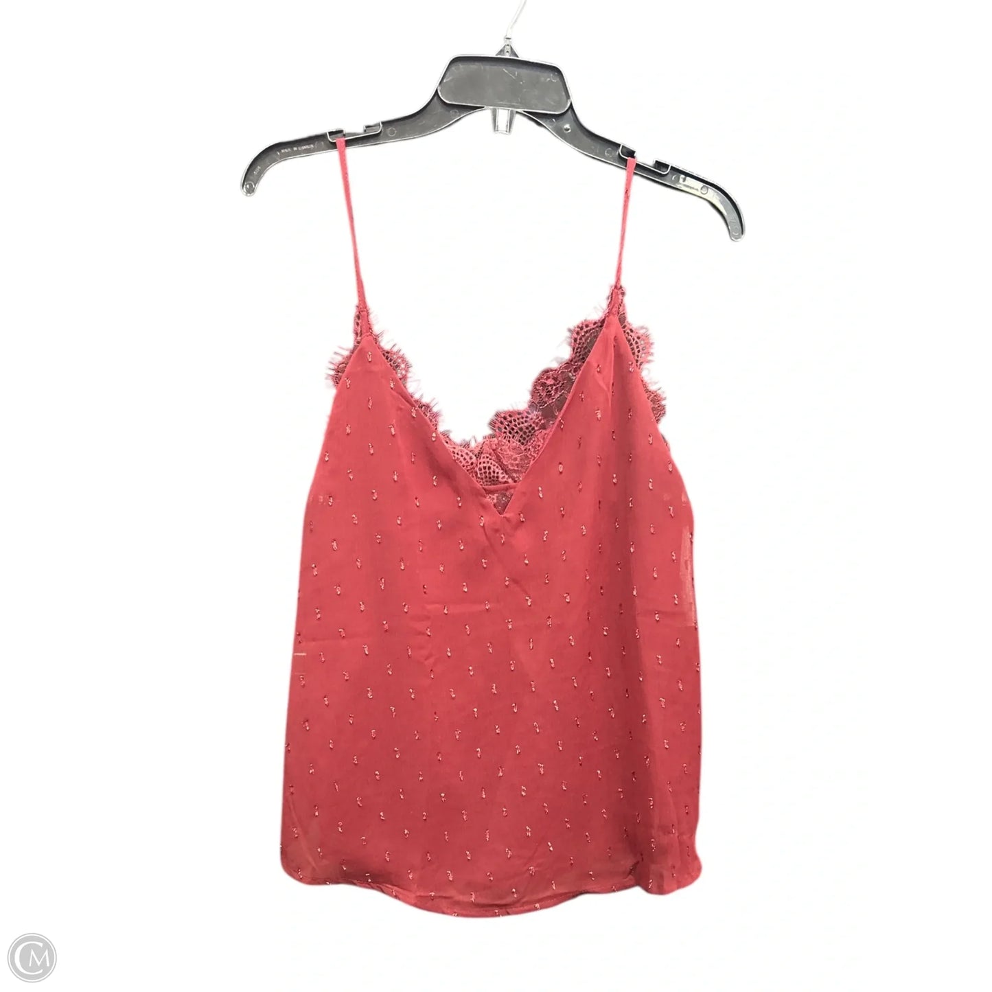 Top Sleeveless By Blu Pepper In Maroon, Size: S