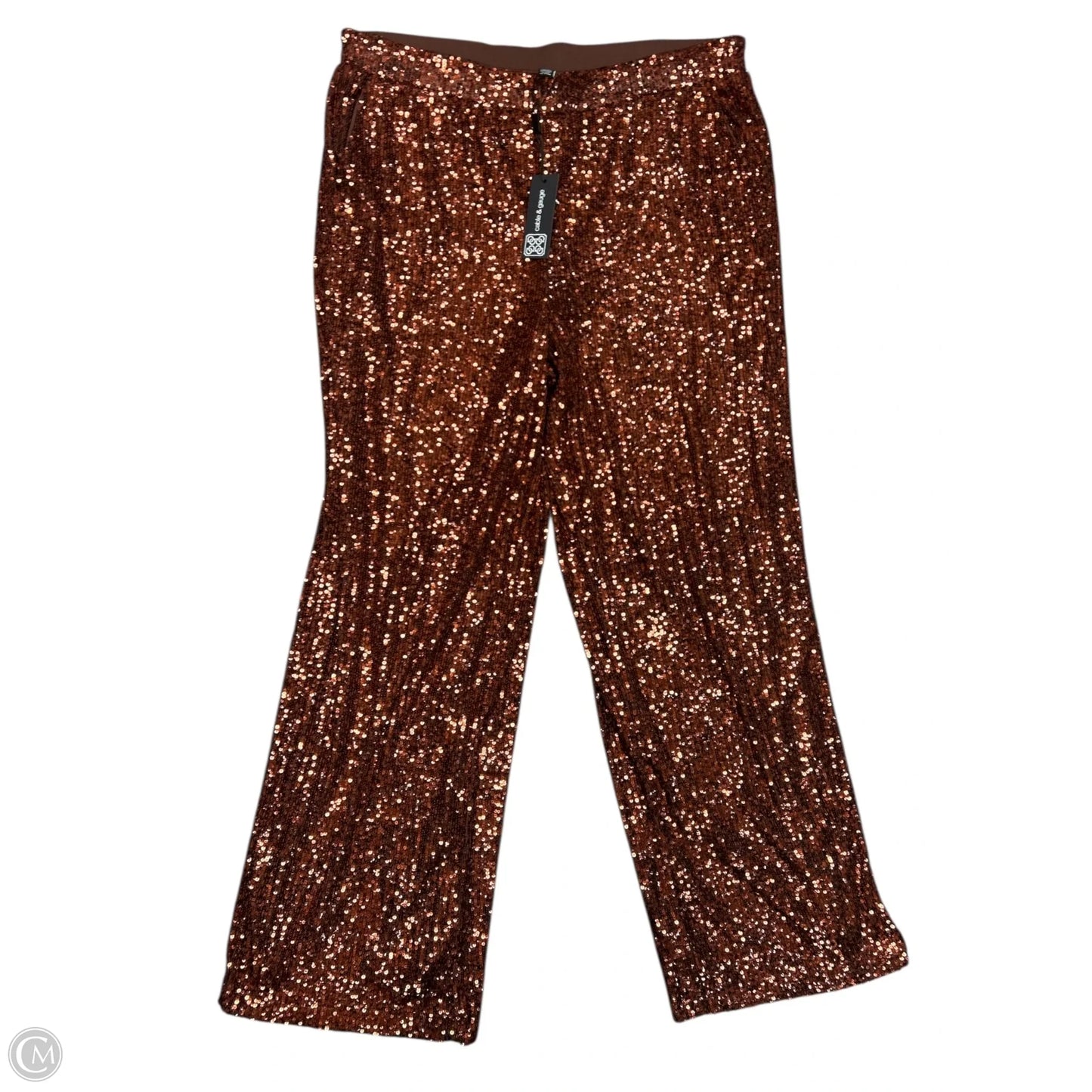 Pants Other By Cable And Gauge In Brown, Size: L