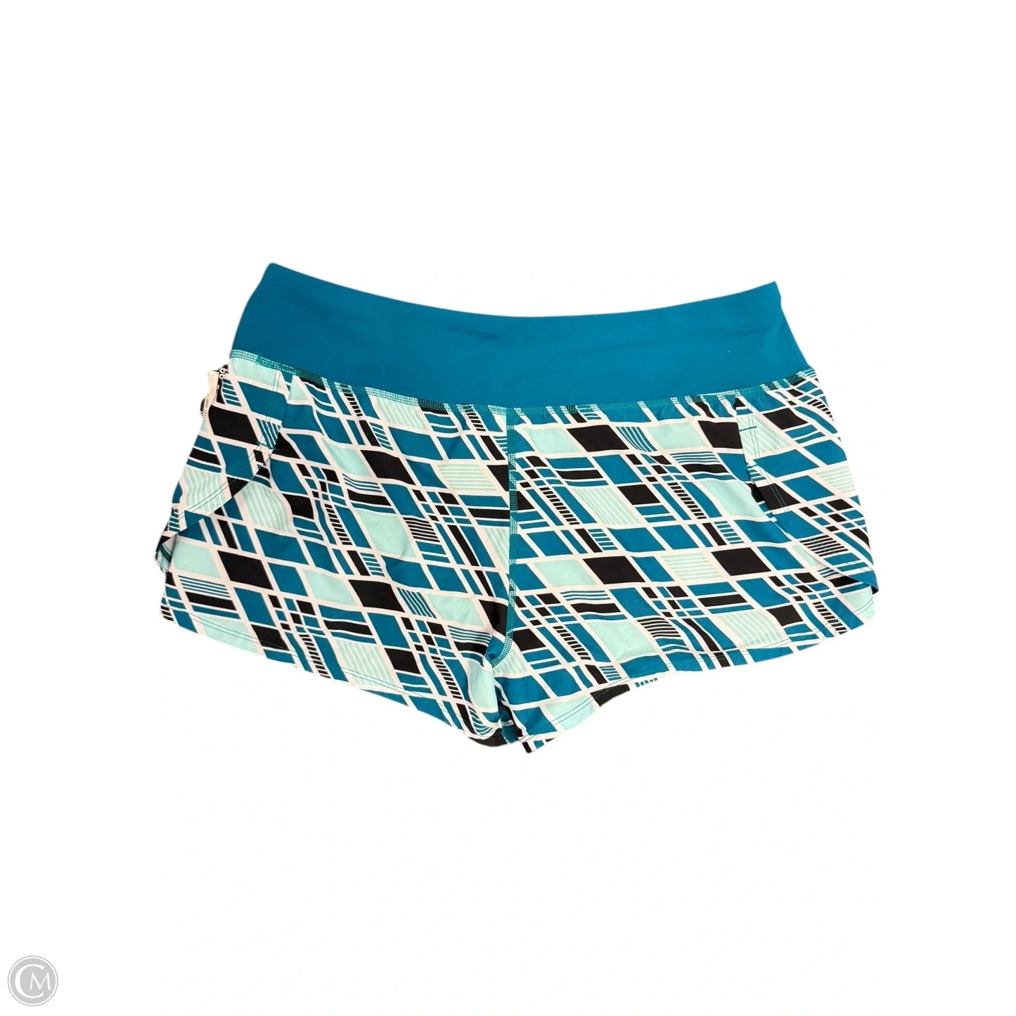 Athletic Shorts By Brooks In Teal, Size: L