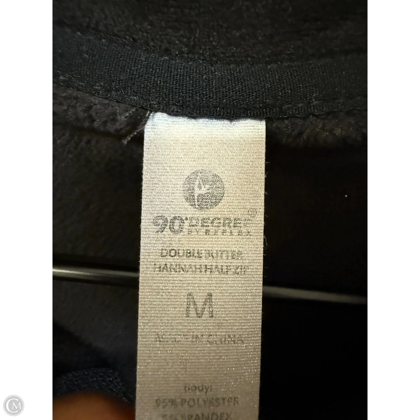 Sweatshirt Crewneck By 90 Degrees By Reflex In Black, Size: M