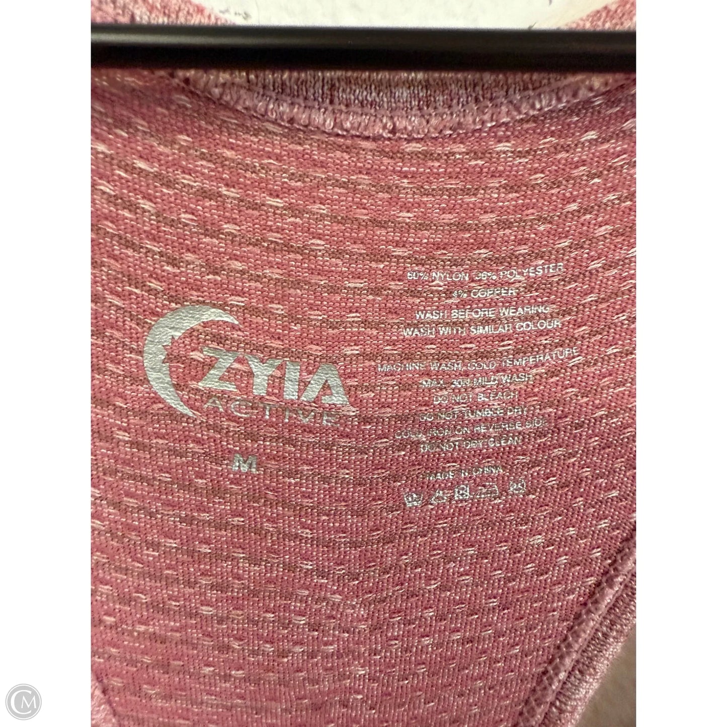 Athletic Tank Top By Zyia In Pink, Size: M