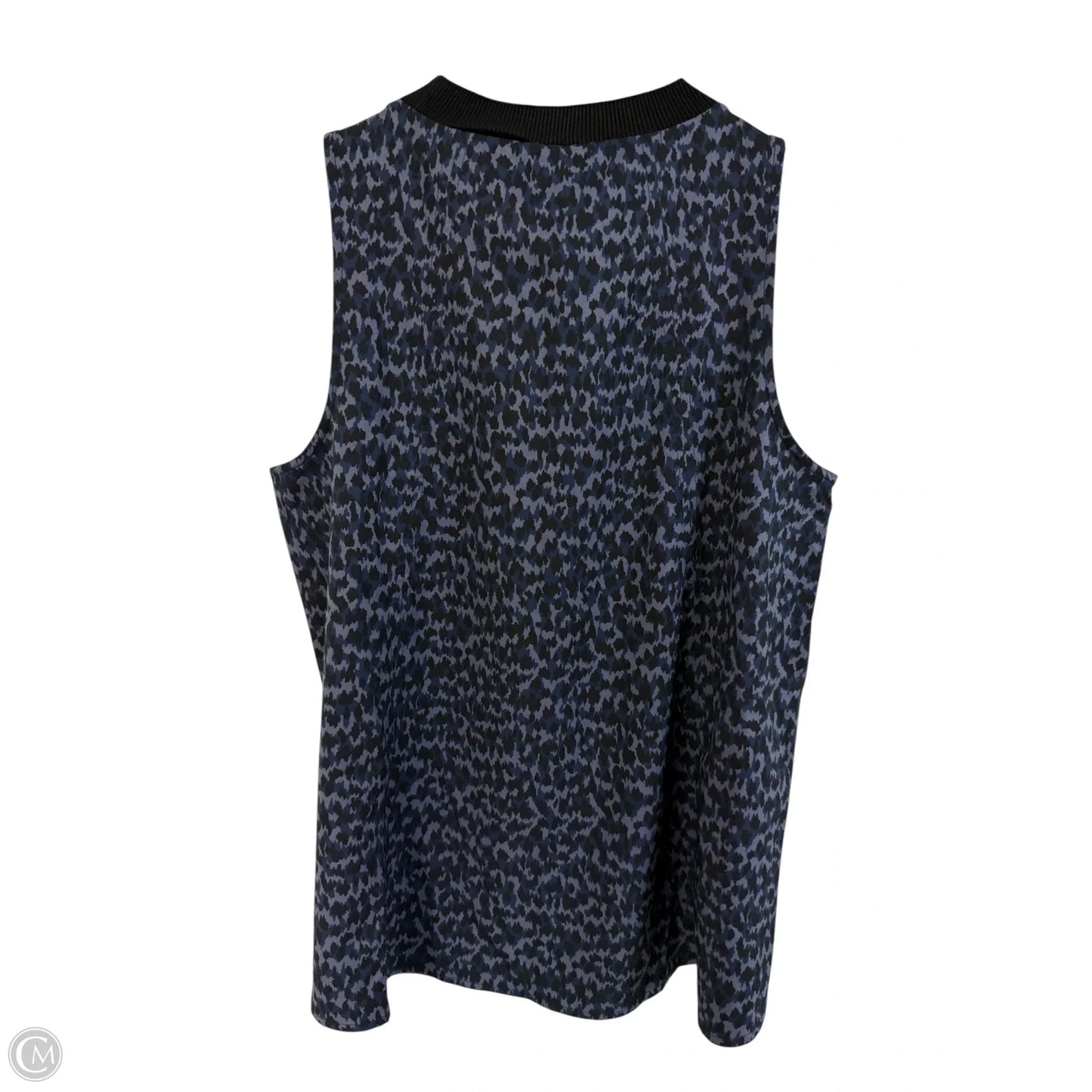 Athletic Tank Top By Athleta In Black & Blue, Size: M