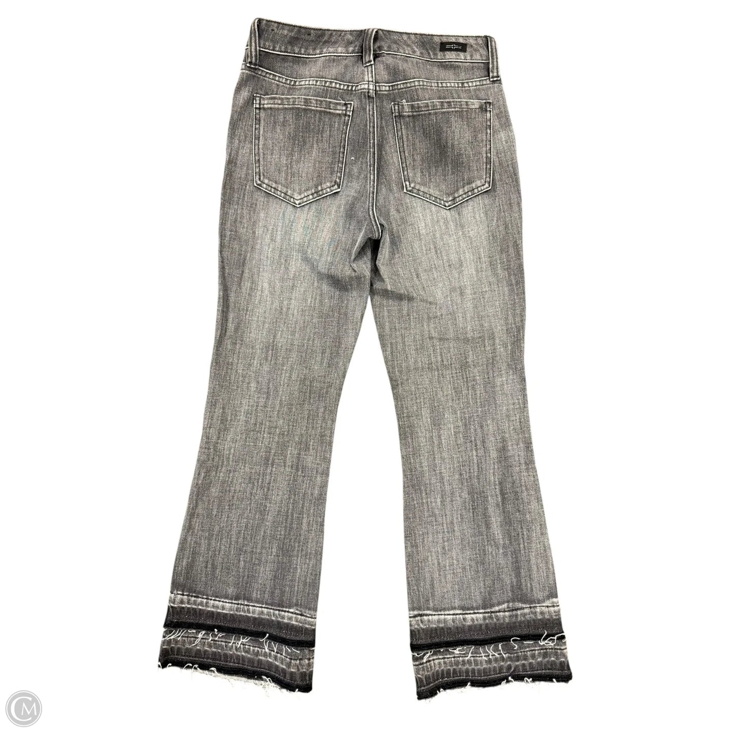 Jeans Cropped By Liverpool In Black Denim, Size: 2