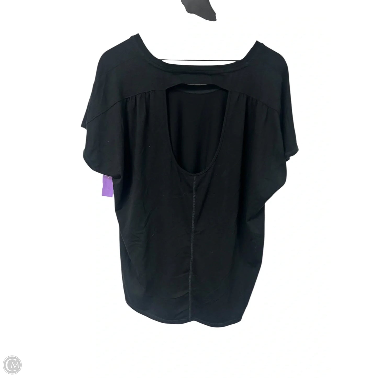 Athletic Top Short Sleeve By Xersion In Black, Size: Xl