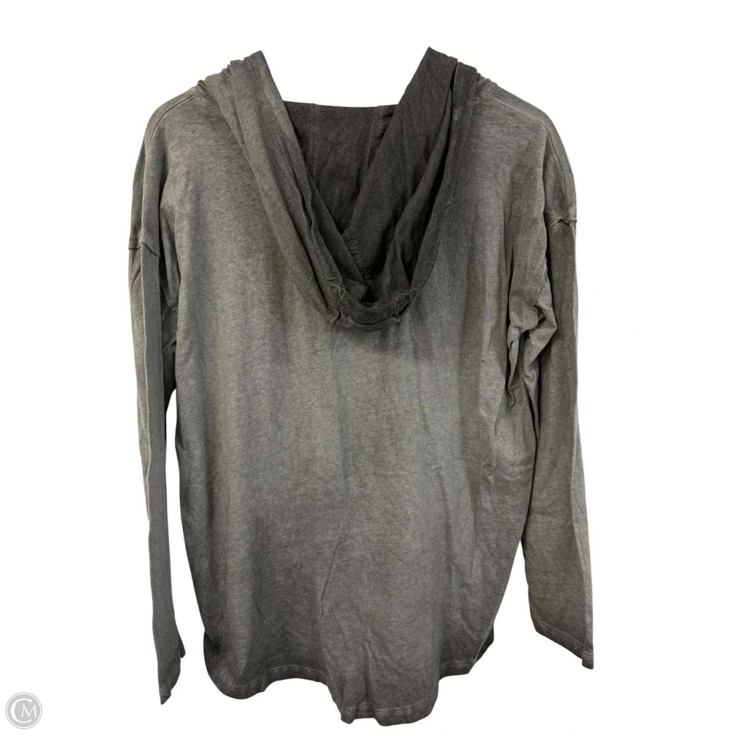 Top Long Sleeve By Mono B In Grey, Size: M
